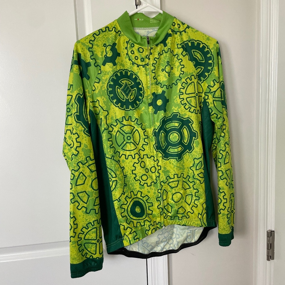 Cycling Jersey, Long Sleeve, Medium
